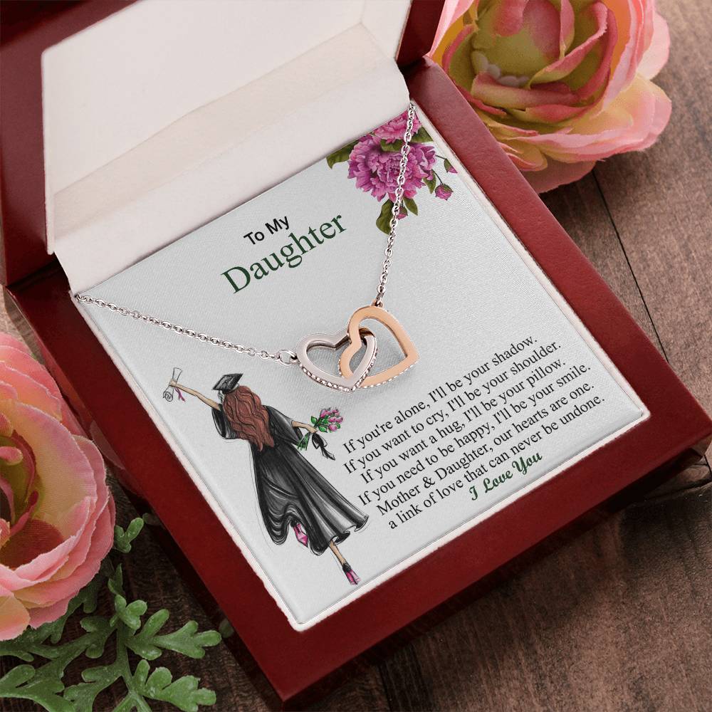 Graduation Gift For Her Graduation Day - Necklace Interlocking Hearts Necklace