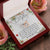 To My Daughter Interlocking Hearts Necklace Message Card
