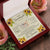 To My Granddaughter From Grandma - Interlocking Heart Necklace Interlocking Hearts Necklace