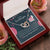 To My Granddaughter - How Lovely You Are Happy Birthday Necklace Interlocking Hearts Necklace