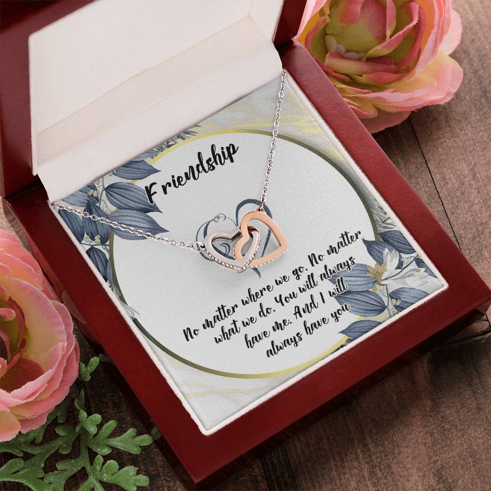 Best Friend Necklace Gifts Friendship Necklace Gift Best Friend Birthday Gifts Jewelry Soul Sister Necklace Friendship Birthday Gifts Interlocking Hearts Necklace