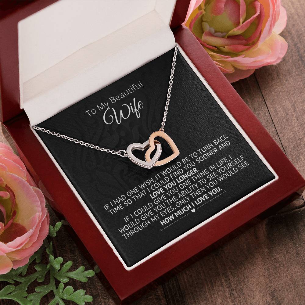 Love You Longer - Interlocked Hearts Necklace Interlocking Hearts Necklace