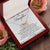 My Daughter - I Will Always Carry You In My Heart Interlocking Hearts Necklace