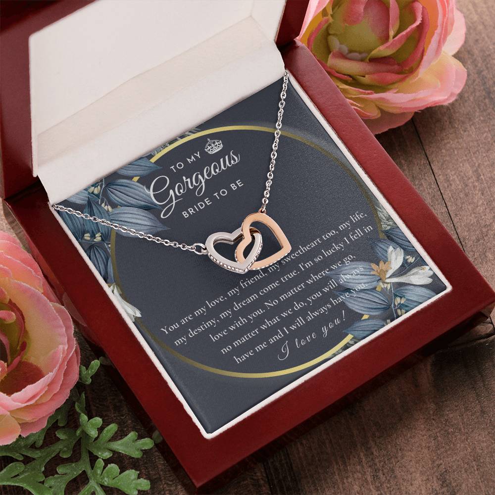 Engagement Gift For Bride To Be Future Wife Necklace Bride To Be Necklace Gift For Bride Sentimental Gift For Future Bride From Groom Fiance Gift For Her Interlocking Hearts Necklace