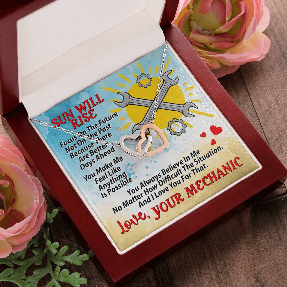 Mechanic'S Wife - Interlocking Heart Necklace Interlocking Hearts Necklace