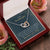 To My Granddaughter May The Bond Between You Two Last Forever Necklace Interlocking Hearts Necklace