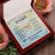 My Daughter Smart Strong Capable Beautiful - Linked Hearts Necklace Interlocking Hearts Necklace