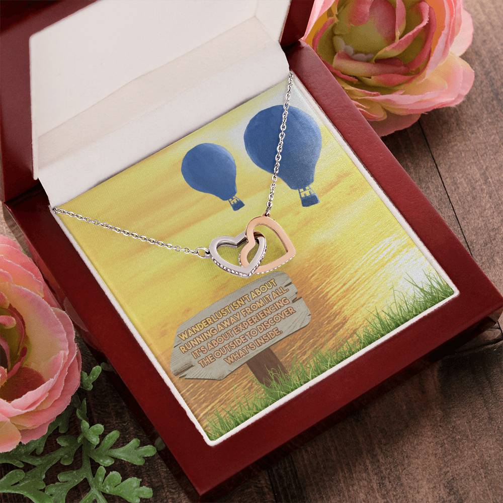 To My Boyfriend'S Mom Necklace Mother In Law Jewelry Gift For Christmas Birthday & Mother'S Day Message Card To Boyfriend Mother Interlocking Hearts Necklace