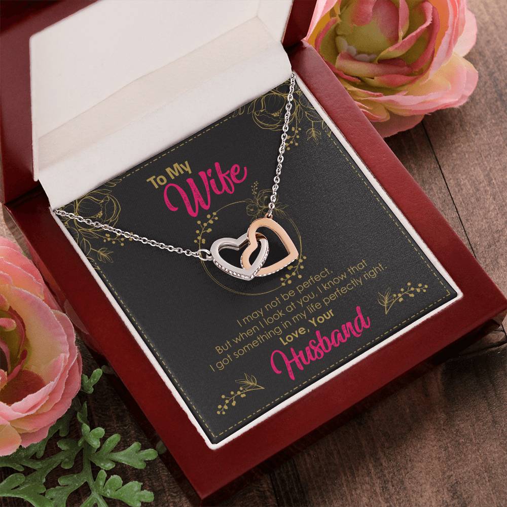Perfectly Right Wife! Exclusive Necklace! Interlocking Hearts Necklace