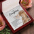 To My Daughter - Necklace Gift Set Interlocking Hearts Necklace