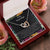 Teen Girl Sweet Angel From Mom Locked Hearts Necklace Interlocking Hearts Necklace