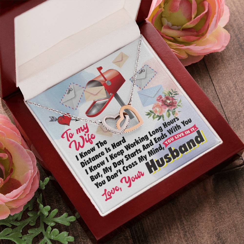 Postal Worker'S Wife - Interlocking Heart Necklace Interlocking Hearts Necklace