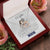 To My Daughter Never Forget Necklace Gift Set Interlocking Hearts Necklace
