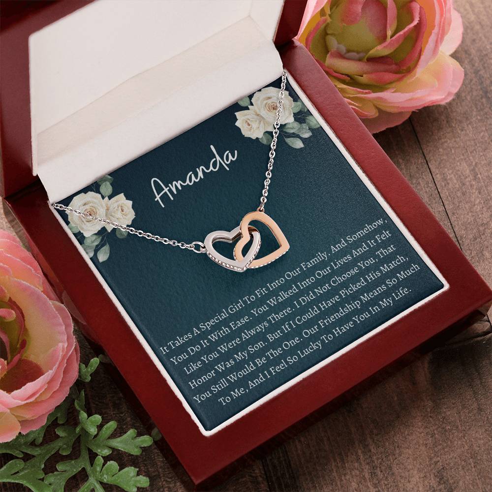 Sons Girlfriend Interlocking Necklace Interlocking Hearts Necklace