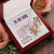 To My Mom Mother'S Day Linked Hearts Necklace From Son Interlocking Hearts Necklace