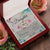 To My Daughter Interlocking Hearts Necklace