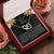 In Loving Memory Baby Necklace Interlocking Hearts Necklace