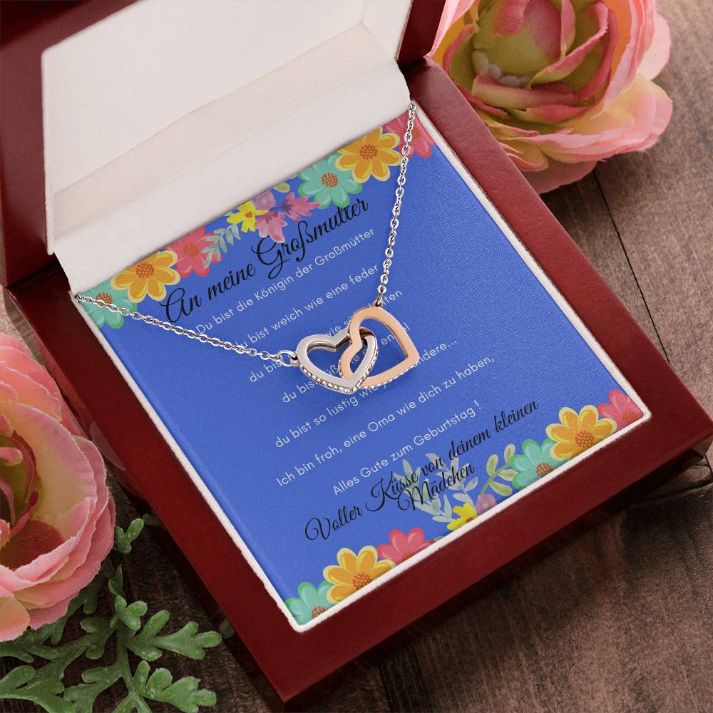 Großmutter Deiner Enkelin3 Interlocking Hearts Necklace