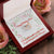 Happy Birthday Two Hearts Necklace For Mom Interlocking Hearts Necklace
