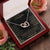 A Gift For Daughter Interlocking Hearts Necklace - Feel My Love