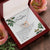 I Will Love You Forever Daughter Gift From Mom. Interlocking Hearts Necklace