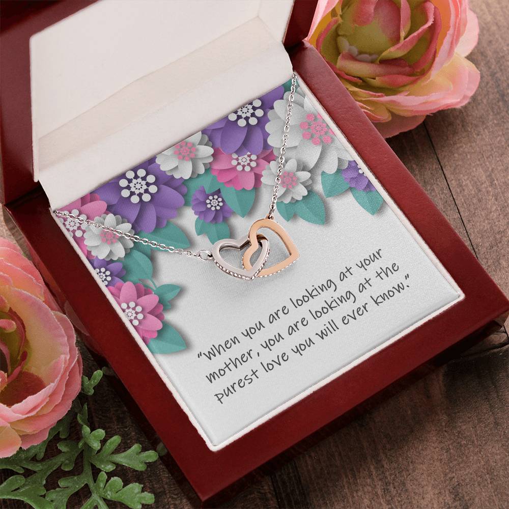 Wishing You Happy Mother'S Day - Necklace Interlocking Hearts Necklace