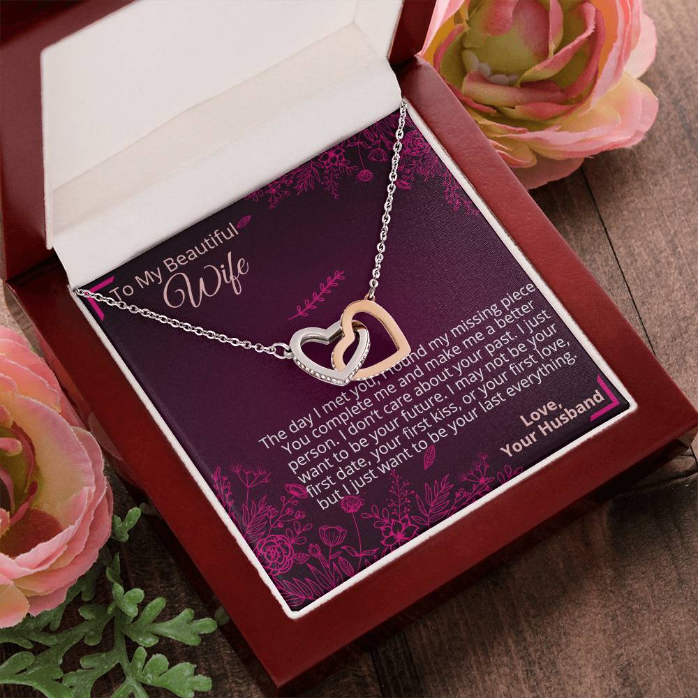 I Met You - Interlocked Hearts Interlocking Hearts Necklace