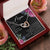 To My Mom Interlocking Hearts Necklace Message Card