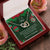 To My Wife - Merry Christmas Rose Gold And Silver Double Heart Necklace Interlocking Hearts Necklace