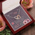 To My Wife - Memories Paint Heart - Necklace Interlocking Hearts Necklace