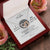 To My Daughter - Always There For You Necklace Interlocking Hearts Necklace