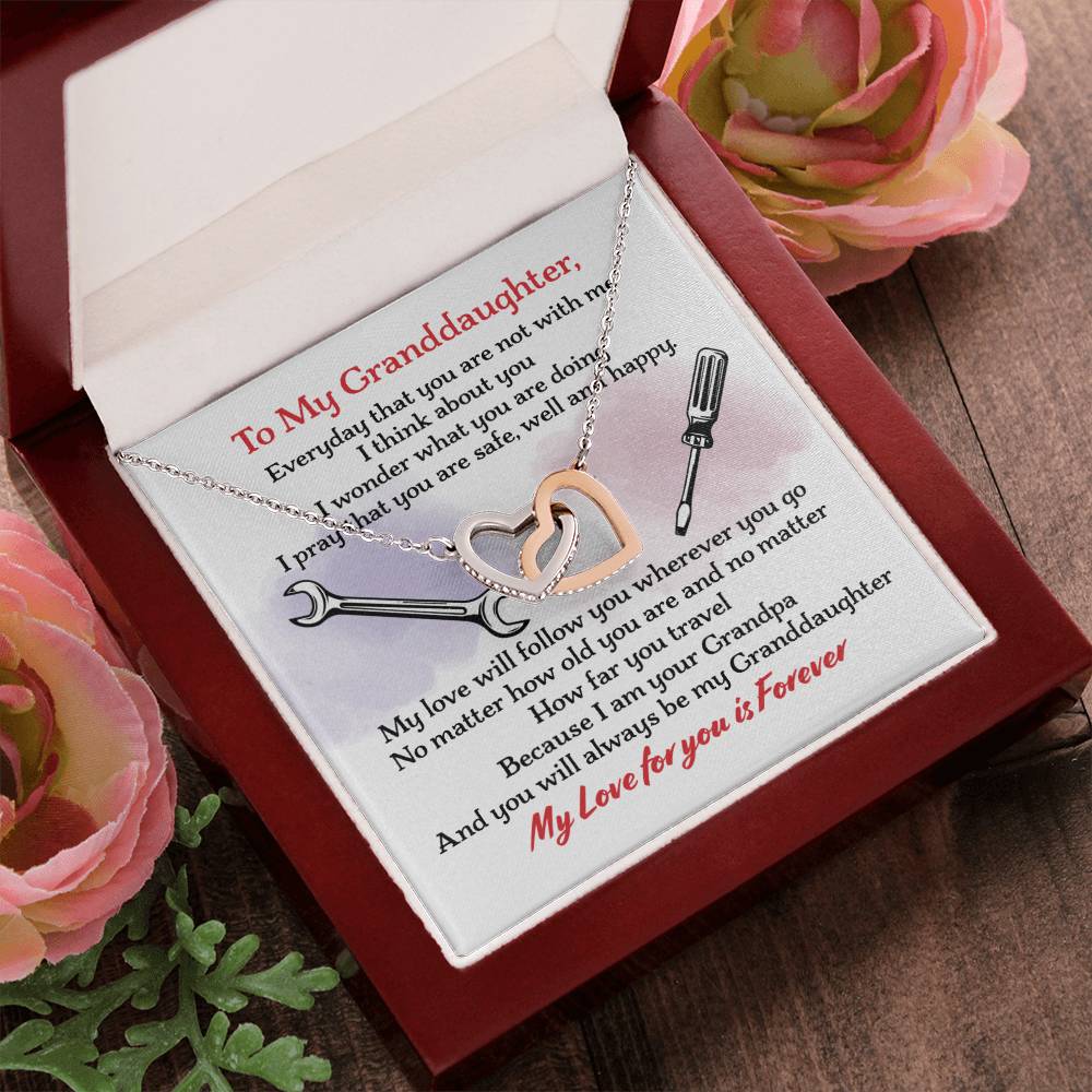 Mechanic'S Granddaughter - Interlocking Heart Necklace Interlocking Hearts Necklace