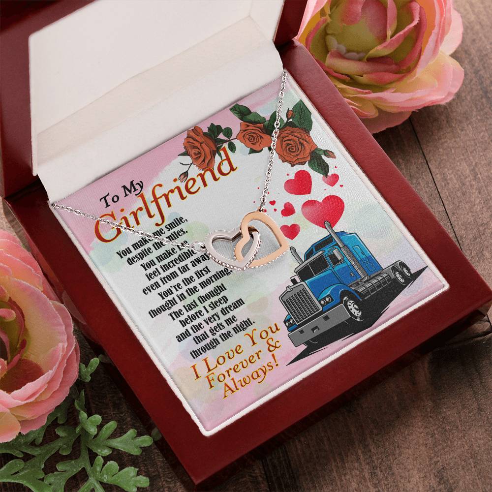 Trucker'S Girlfriend - Interlocking Heart Necklace Interlocking Hearts Necklace