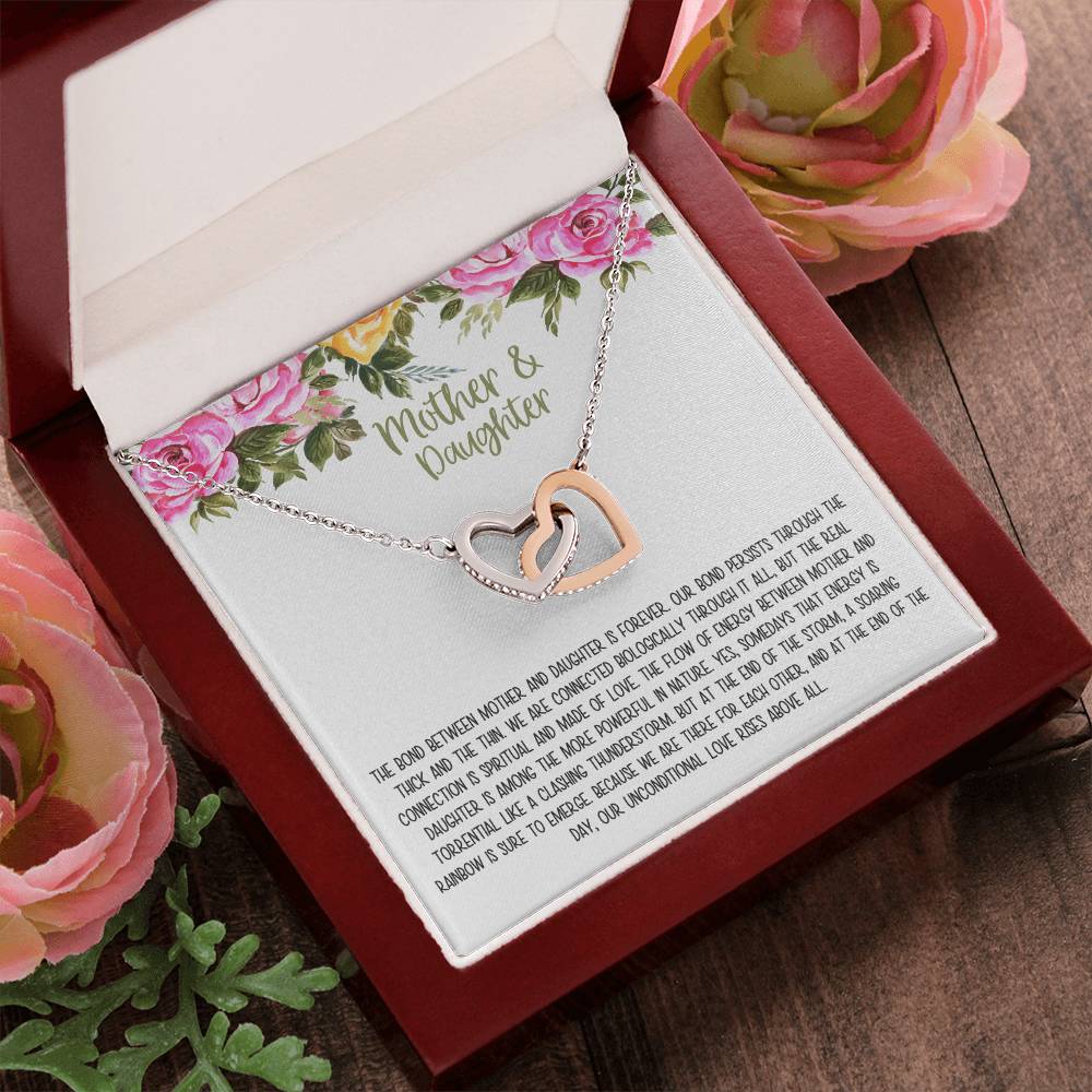Mother Daughter Gift Necklace Mother'S Day Gift Gifts For Mom Mom Necklace Interlocking Hearts Necklace