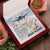 Aircraft Mechanic'S Wife - Interlocking Heart Necklace Interlocking Hearts Necklace