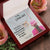 To My Little Girl Interlocking Heart Necklace With Message Card Interlocking Hearts Necklace