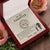 To My Daughter - Interlocked Interlocking Hearts Necklace