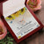 To My Granddaughter Interlocking Hearts Necklace Message Card