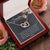 To My Grandma Interlocking Hearts Necklace Message Card