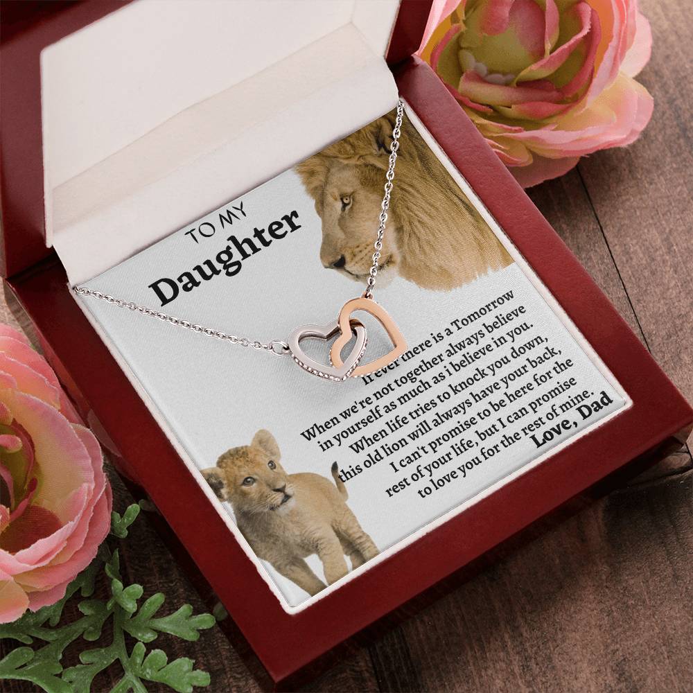 Gift For Daughter Interlocking Interlocking Hearts Necklace