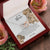 To My Niece - This Old Lion Will Always Have Your Back Interlocking Hearts Necklace
