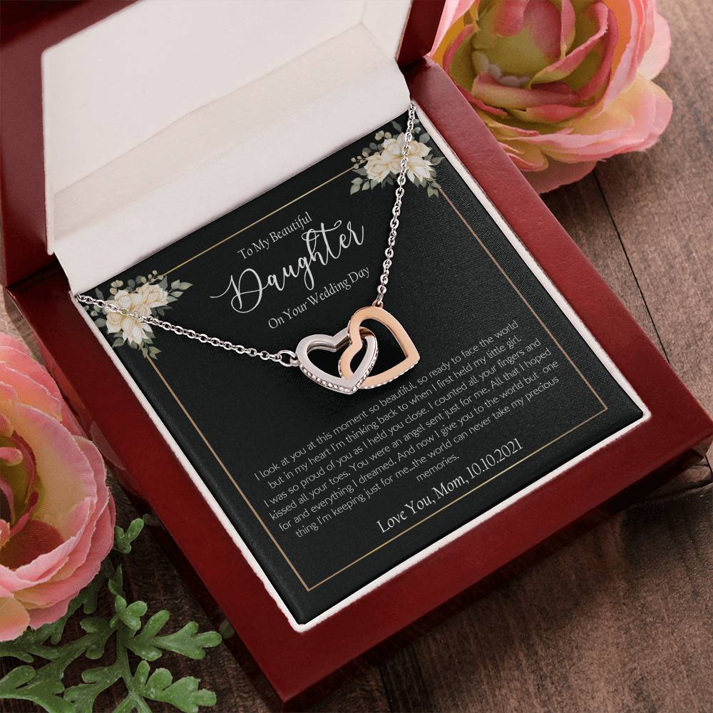 Daugther Wedding #2 Interlocking Hearts Necklace