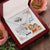 To My Wife Necklace Interlocking Hearts Necklace