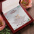 To My Daughter Interlocking Hearts Necklace Message Card