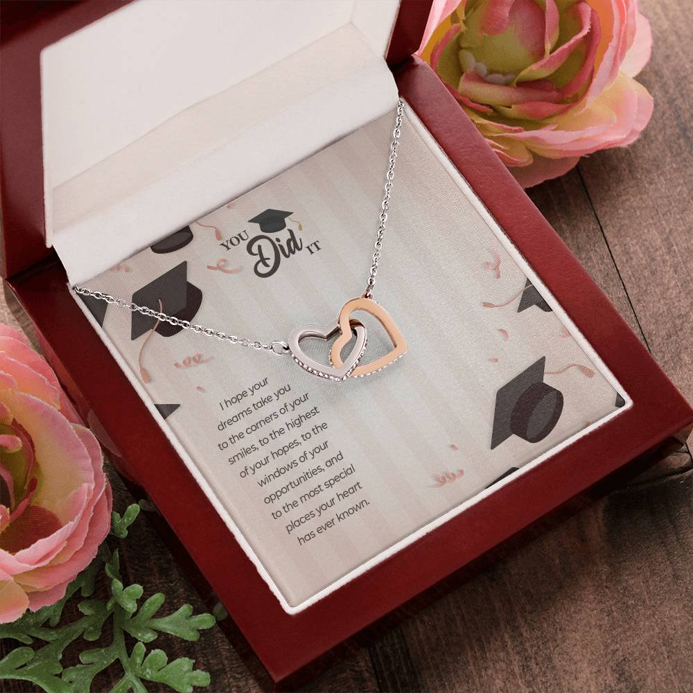 Taking You To Your Dreams - Interlocking Hearts Necklace
