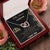 To My Awesome Husband Interlocked Hearts Necklace Interlocking Hearts Necklace