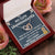To My Granddaughter Interlocking Hearts Necklace