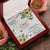 To My Daughter Interlocking Hearts Necklace Message Card