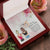 Gift For Sister - Being By My Side Necklace Interlocking Hearts Necklace