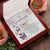 I Love You The Most - Best Gift For Granddaughter Interlocking Hearts Necklace